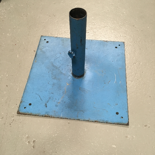 UMBRELLA STAND, Square Blue